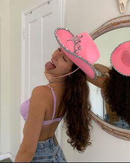 Pink Tiara Cowboy Hat