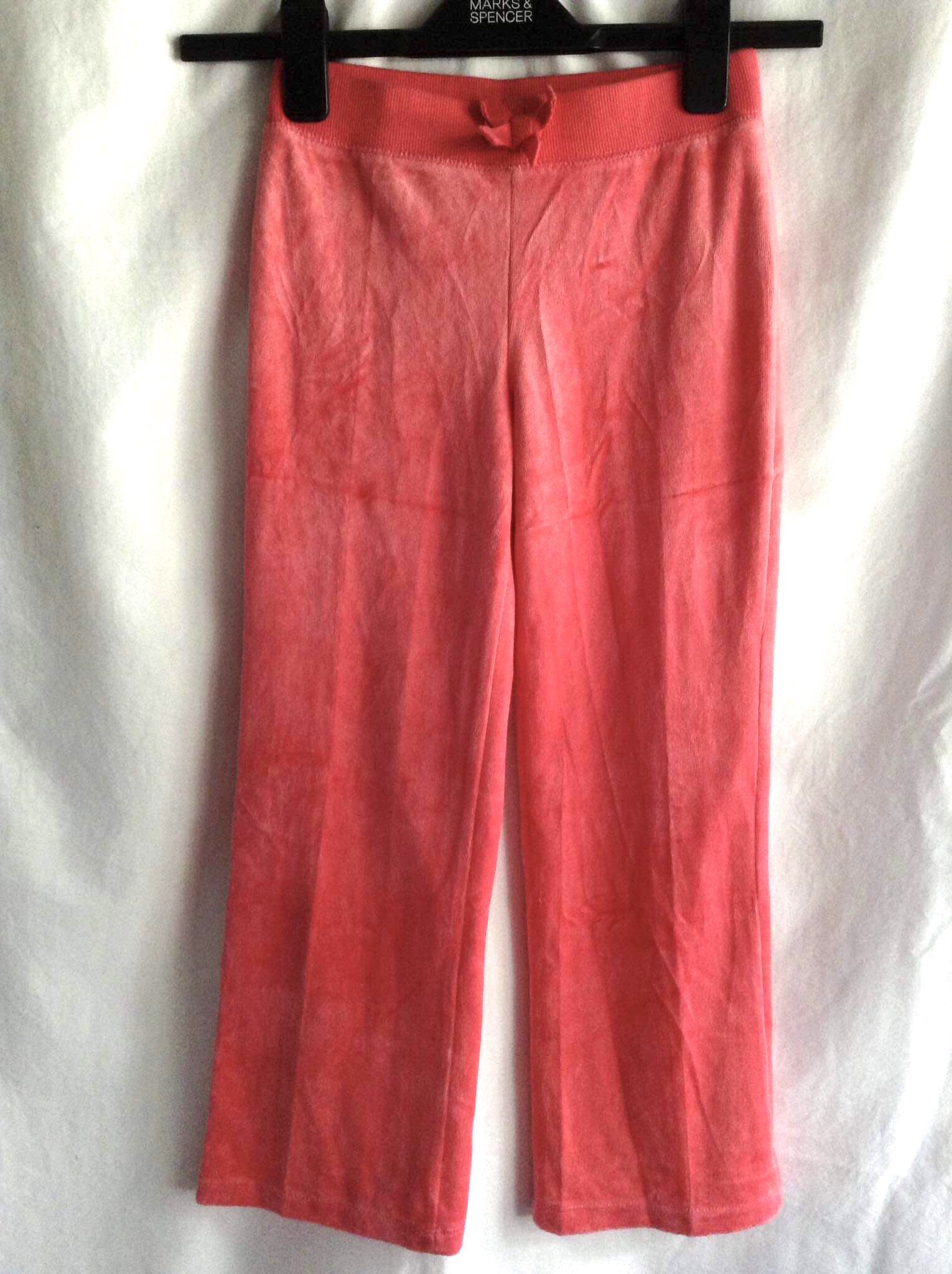 pink velvet joggers