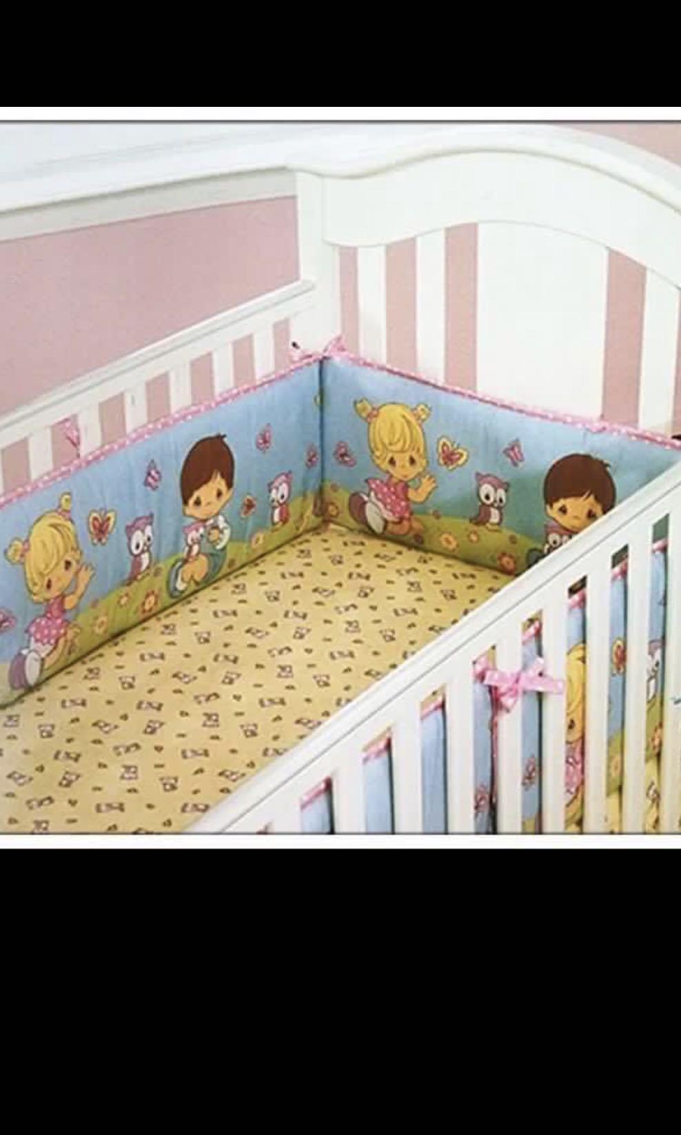 Precious Moments Crib Bumper Babies Kids Baby Nursery Kids