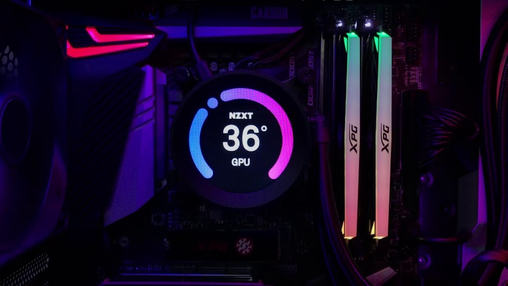 Premium Nzxt Kraken Z63 280mm Aio Liquid Cooler With Lcd Display Electronics Computer Parts Accessories On Carousell