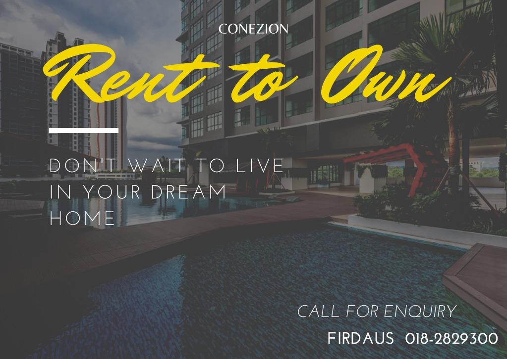 Promosi Skim Rent To Own Conezion Putrajaya Property Rentals On Carousell
