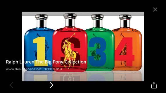 RALPH LAUREN THE BIG PONY 4、125ml淡香水, 美妝保養, 香體噴霧在旋轉拍賣