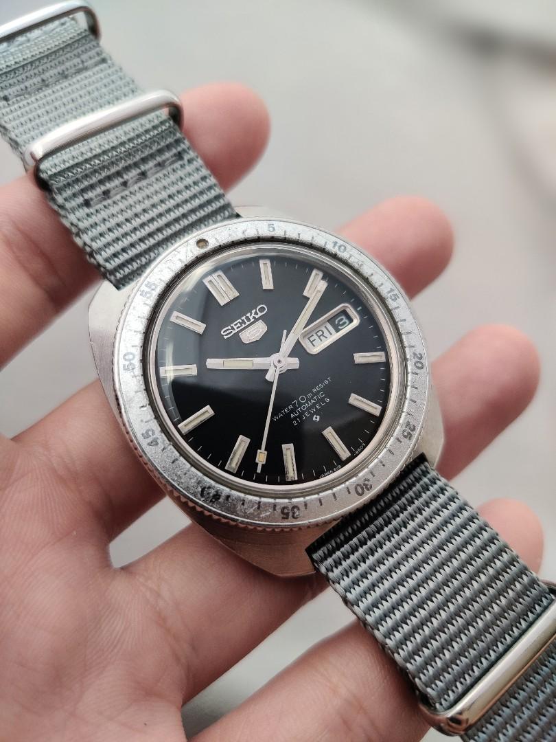 band Løsne tale Rare Seiko Gene Kranz Vintage Diver Dive Watch 6119-8460 from 1972, Luxury,  Watches on Carousell