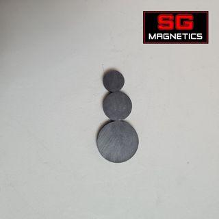 Ready Stock - Art and Craft Ferrite Ceramic Magnets School Design Educational Black Arts & Crafts Magnet - Neodymium Available Too - Refrigerator Fridge