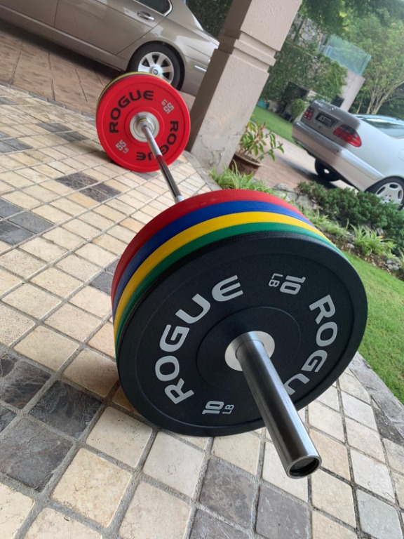Rogue 55 lb bumper plates sale
