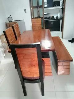 Wooden Dining Furniture Tables Chairs Carousell Philippines