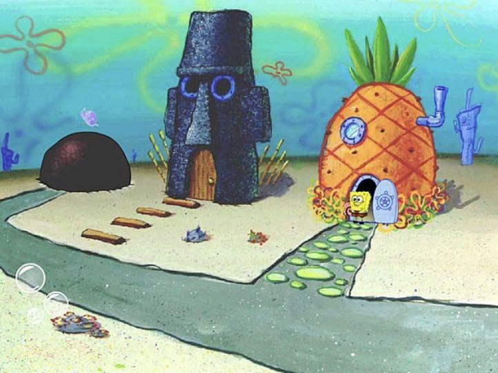 SpongeBob SquarePants & Squidward Houses, Everything Else on Carousell