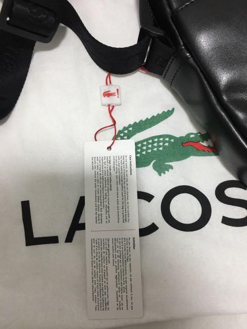 Supreme Lacoste Shoulder Bag Men s Fashion Bags Sling Bags on