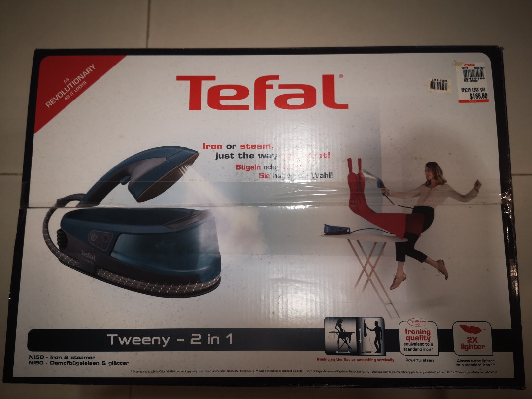 Tefal Tweeny (Iron and steamer) 2in1, TV & Home Appliances, Irons