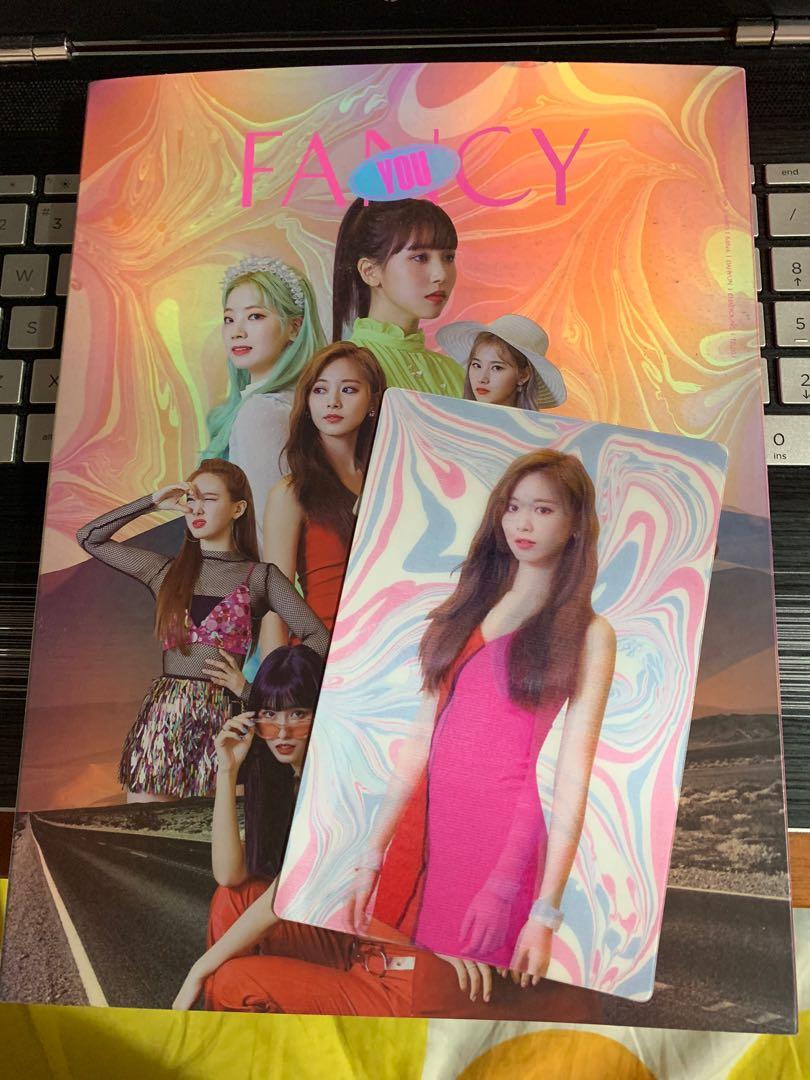 Twice Fancy You Album Tzuyu Lenticular Card Entertainment K Wave On Carousell