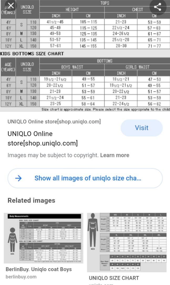 Cập nhật 78 về uniqlo size guide mới nhất  cdgdbentreeduvn