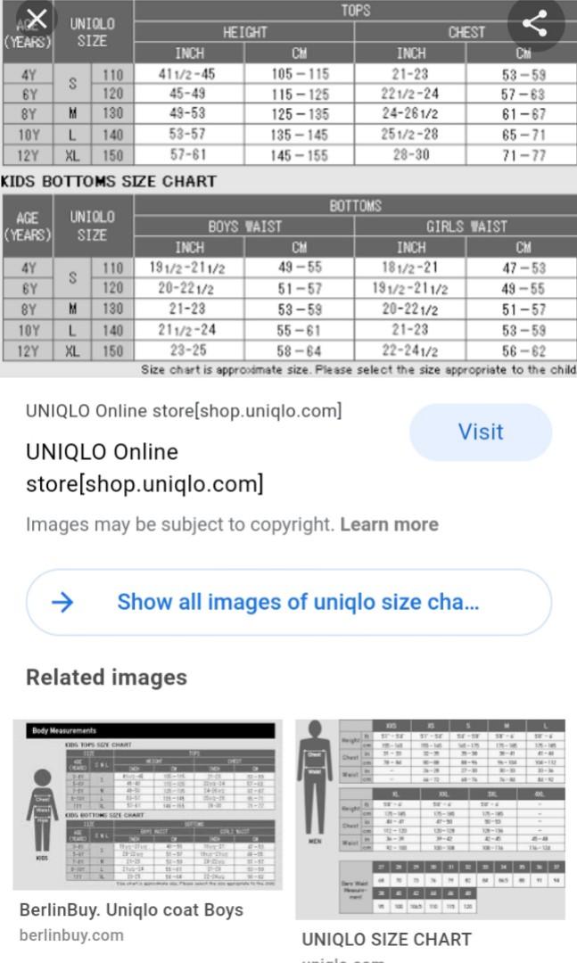 Uniqlo sizing guide Find your fit  OPUMO Magazine