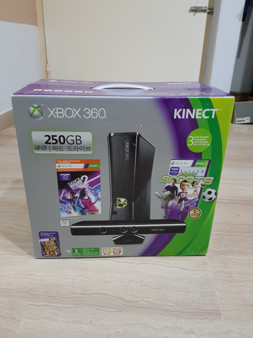 Used Xbox 360 Kinect Video Gaming Video Game Consoles Xbox On Carousell