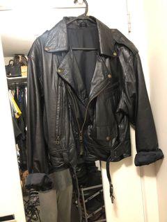 Vintage Oversized Leather Jacket