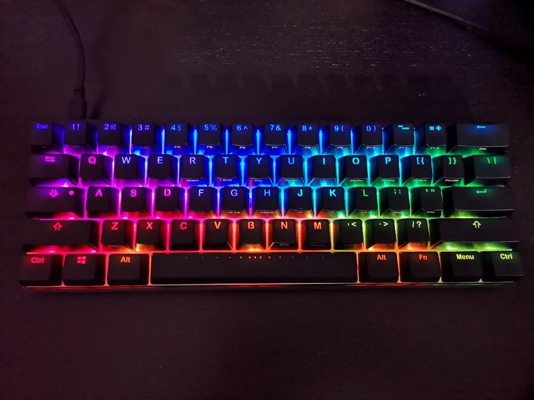 Vortex Pok3r Rgb Cherry Mx Black Toys Games Video Gaming Gaming Accessories On Carousell