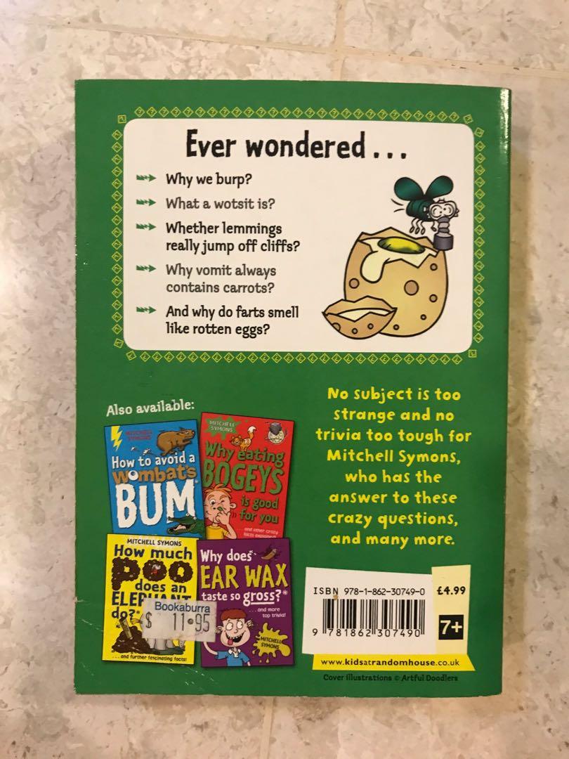 Why do farts smell like rotten eggs?, Hobbies & Toys, Books & Magazines, Children's Books on