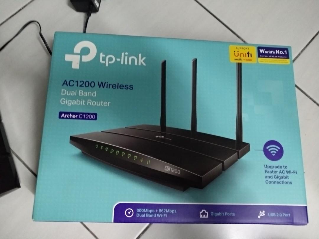 Wifi Router Tplink AC1200, Electronics, Computer Parts & Accessories on  Carousell