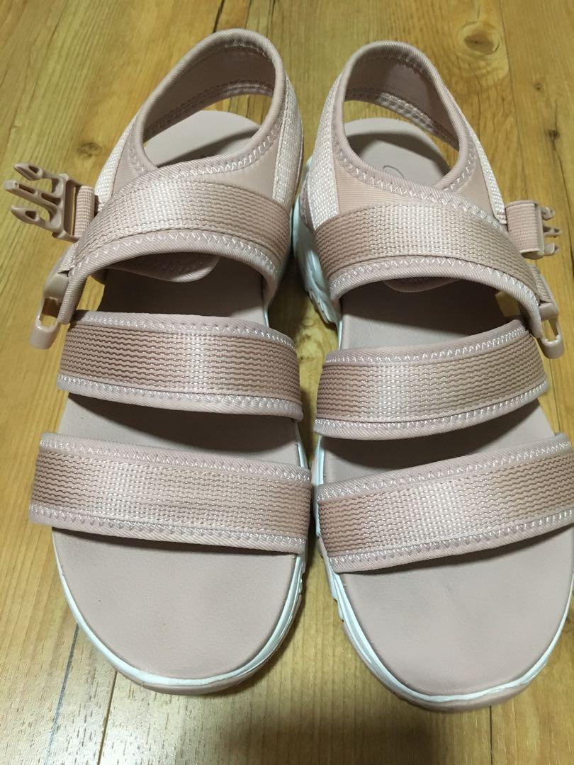 skechers sandals pink