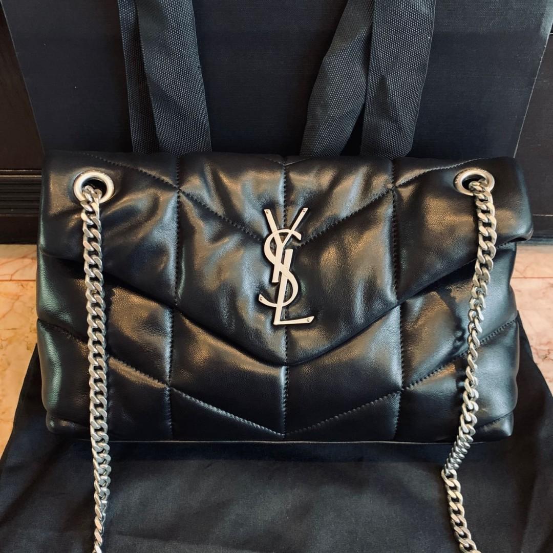 Ysl small loulou puffer shoulder Sling Bag authentic yves saint Laurent ...