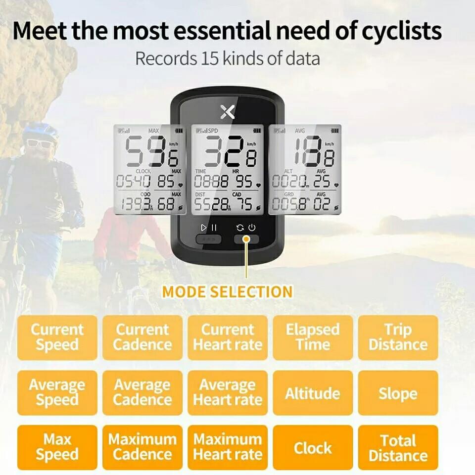 (現貨面交，順豐包郵)XOSS G+ WIRELESS GPS CYCLING COMPUTER ENGLISH VERSION 一 FREE