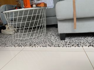 Sporup Rug Low Pile Light Beige Ikea