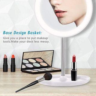 3 in 1 Beauty Breeze Mirror Portable LED Makeup Mirror with Fan and Smart Touch Sensor AS659