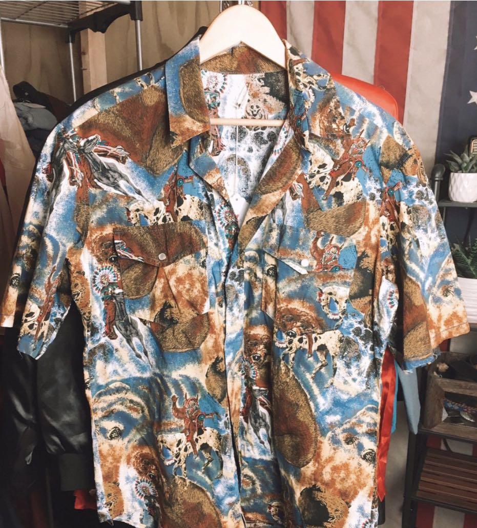 80s short sleeve shirt