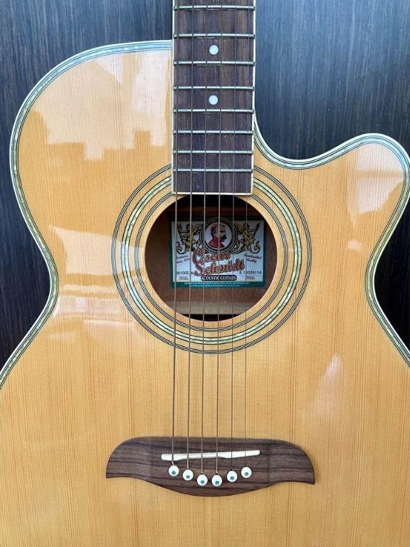 Acoustic guitar with amp jack sale