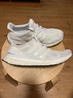 Adidas Ultraboost 1 0 Triple White Men S Fashion Footwear Sneakers On Carousell