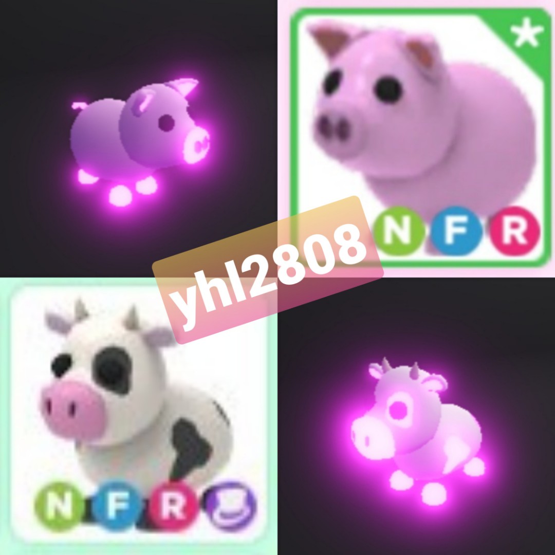 Adopt Me Pig & Cow, Video Gaming, Gaming Accessories, Game Gift Cards