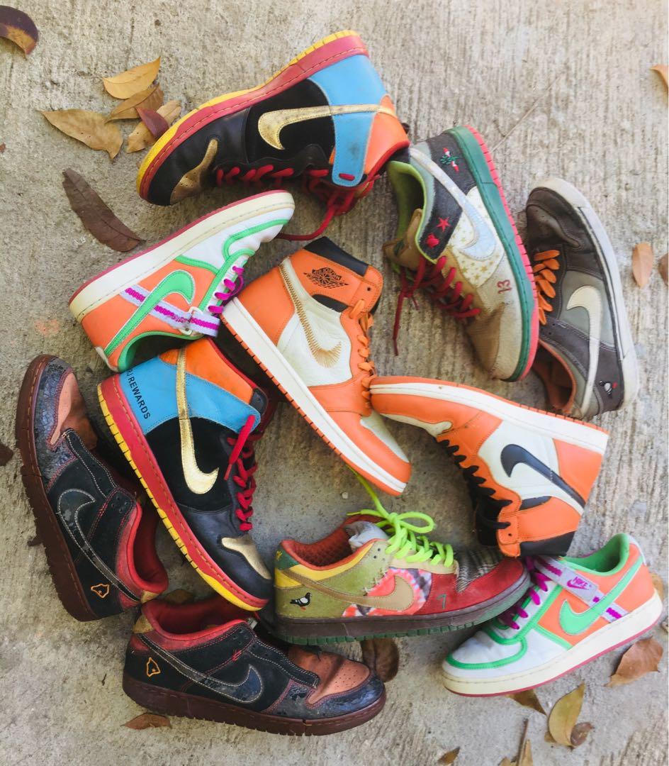 Air jordan 1 SBB 2.0 mod, Fesyen Pria 