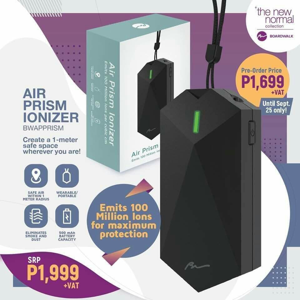 Air prism ionizer
