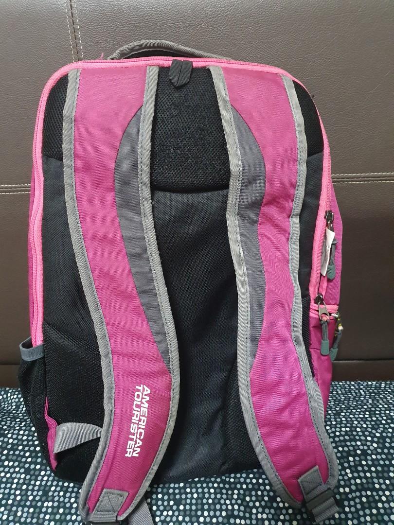 American Tourister Backpack, Women's Fashion, Bags & Wallets, Backpacks
