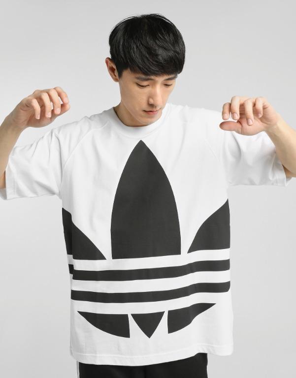 Adidas big trefoil boxy tee discount