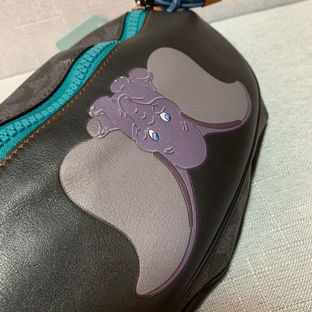 Disney x coach signature rivington belt bag with dumbo discount