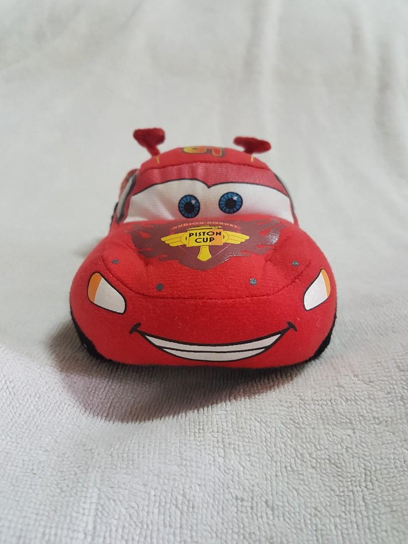 Disney Pixar Cars LIGHTNING MCQUEEN Red Car 8 Plush Stuffed
