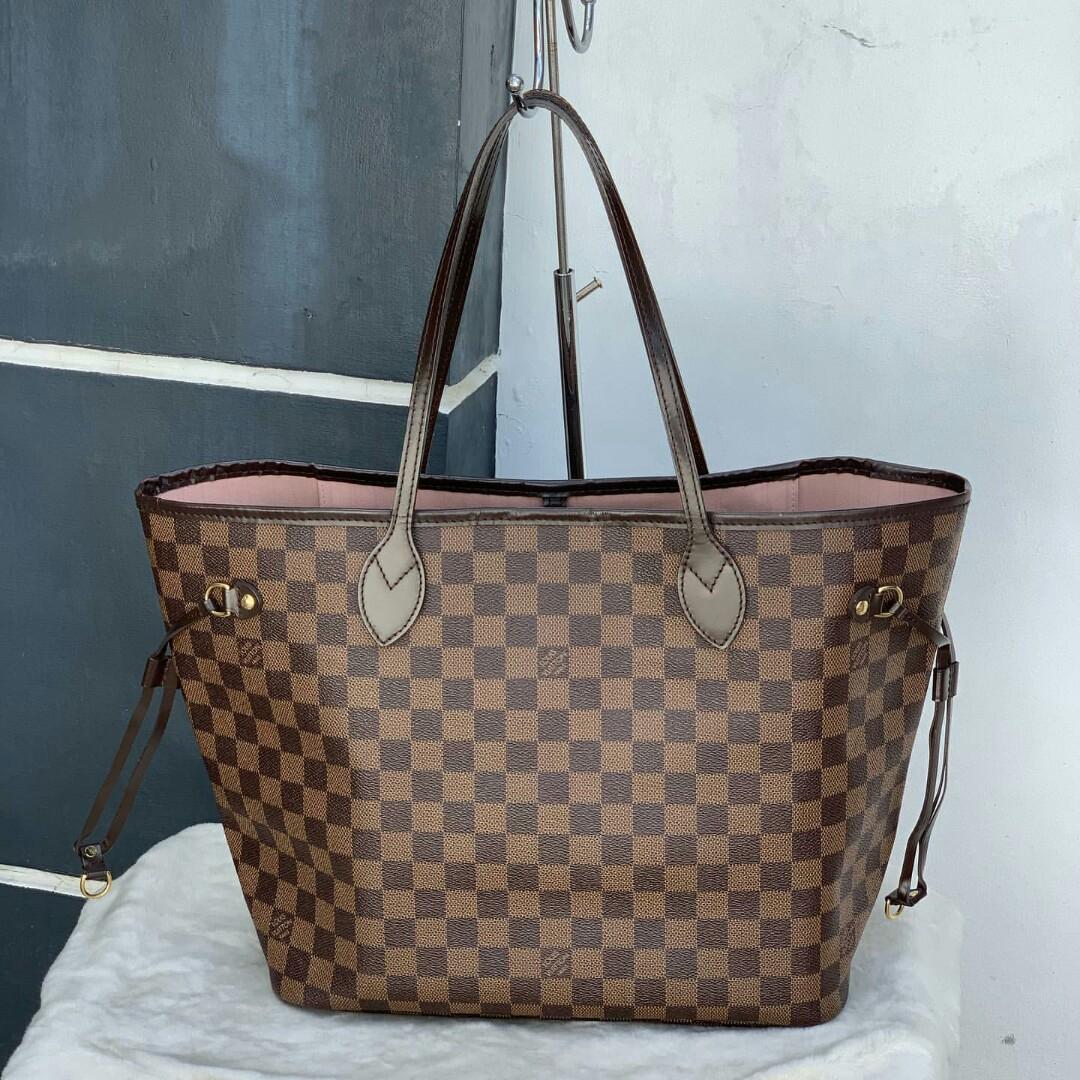 Louis Vuitton Neverfull damier ebene, Luxury, Bags & Wallets on Carousell