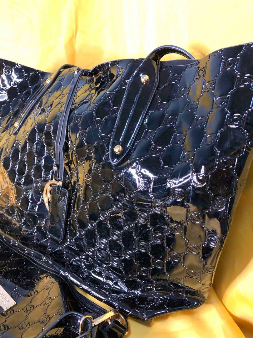 Bebe black tote bag with sling bag Women s Fashion Bags