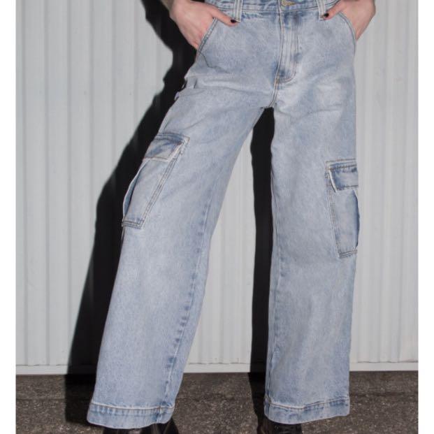 Brandy melville tatum cargo jeans clearance
