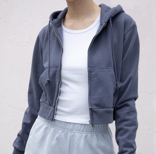Brandy melville new arrivals blue crystal hoodie