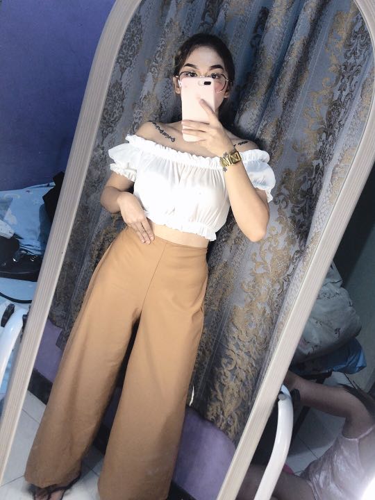 Terno for maong square pants | Cropped Pants Outfits Ideas - How To Wear  Crop Pants | Crop Pants Outfit, ,