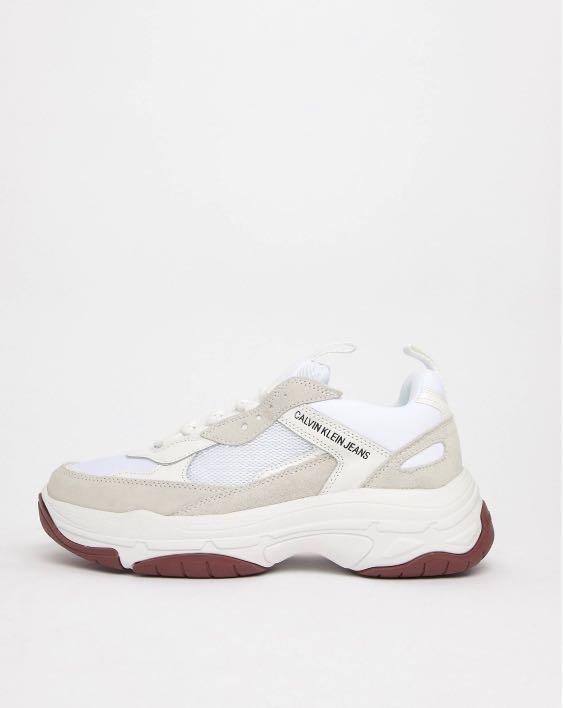 calvin klein marvin chunky sole trainers