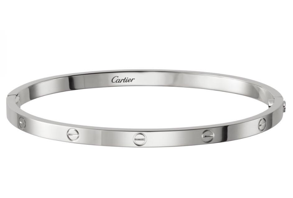 Cartier white bracelet hot sale