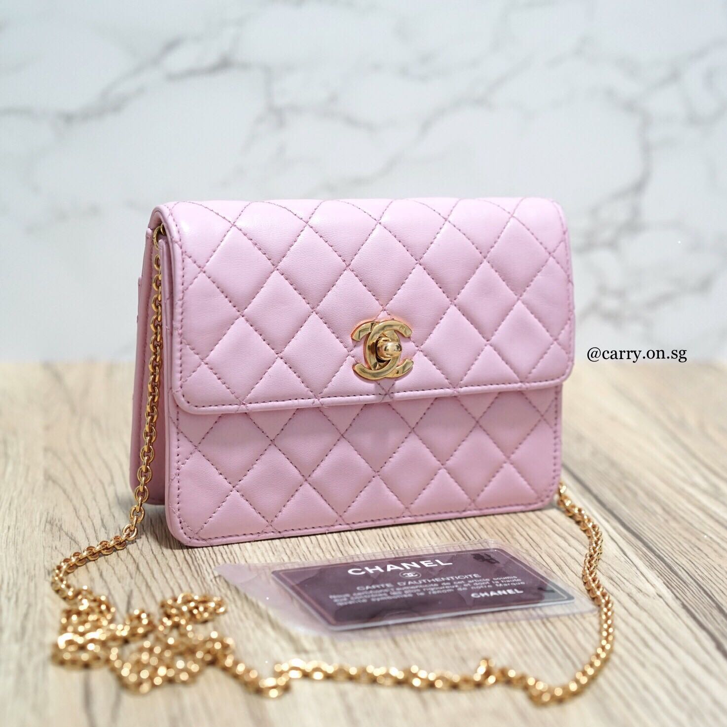 Chanel Vintage 17cm Timeless Quilted Mini Pochette/ Flap Bag/ WOC with  Bijoux Chain in 24k GHW, Luxury, Bags & Wallets on Carousell