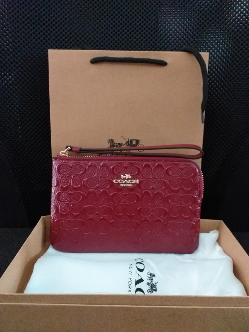 Maroon coach hotsell wallet