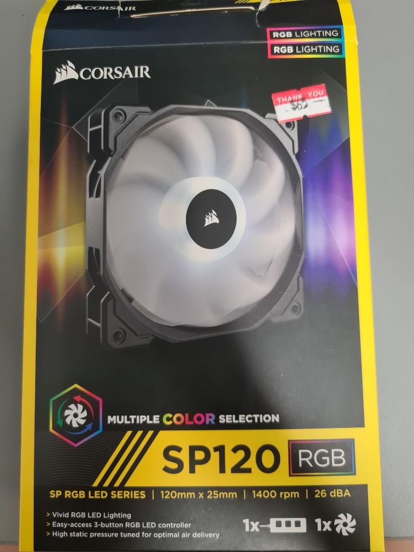 Corsair SP120 LED (REDUCED PRICE), Computers & Tech, Parts & Accessories, Computer Parts on Carousell
