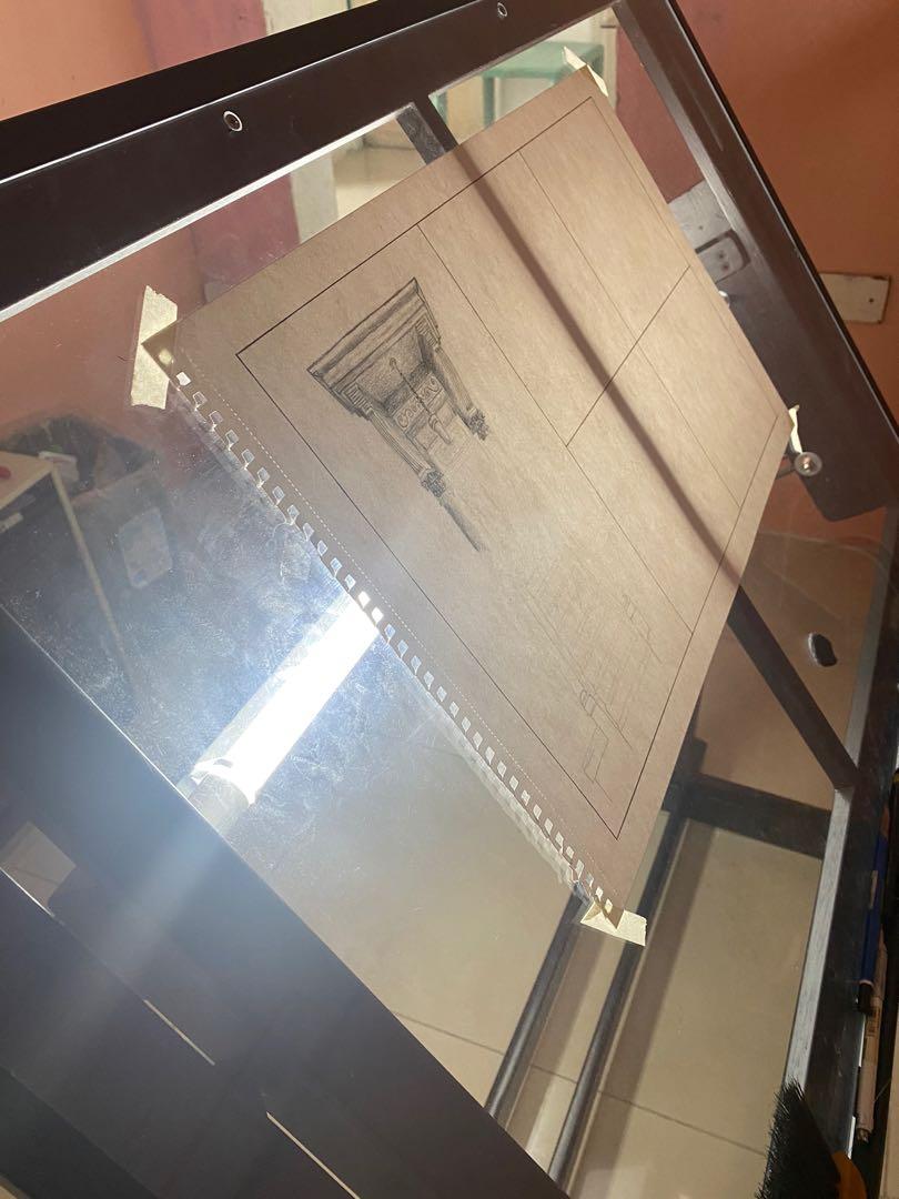 drafting table (Category: Tables & Sets) located in Mexico. Submitted by stellasonlinegaragesale (Listing ID 1035379061, Image 3). Description: made to order acylic and with light 24"x36" height: 31" can be dismantled.