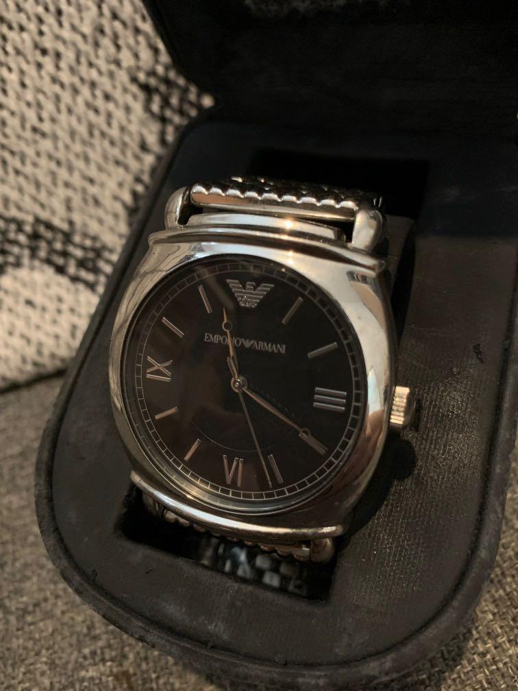 emporio armani watch battery replacement cost
