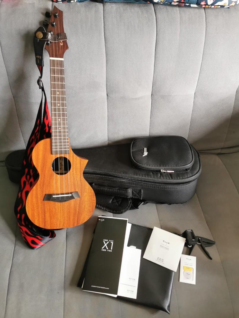 Enya X1CE ukulele concert size Hobbies Toys Music Media