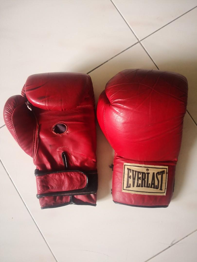 EVERLAST Punching Bag and Gloves, Sports Equipment, Exercise & Fitness